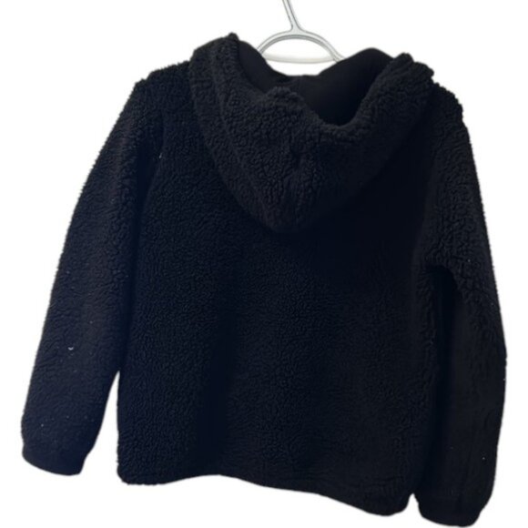 Champion black junior zip-up hooded teddy jacket size M - Picture 3 of 5